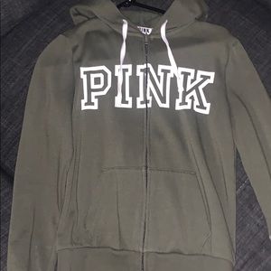 PINK victoria secret zip up sweater